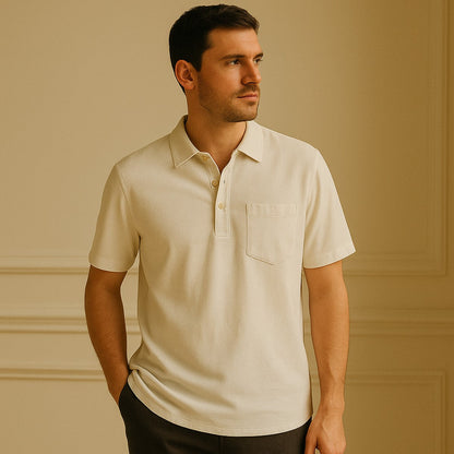 Camisa Polo de Linho Casablanca