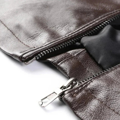 Jaqueta de Couro Masculina Lorennzi Renzo