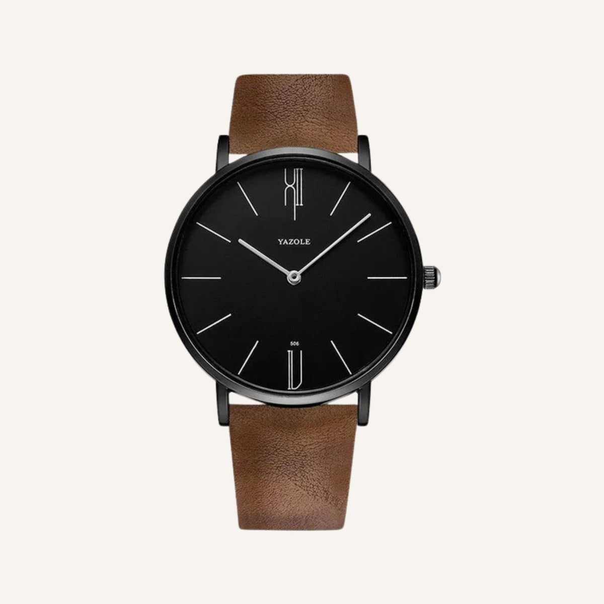 Relógio de Couro Old Money Civano