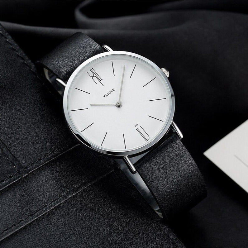 Relógio de Couro Old Money Civano