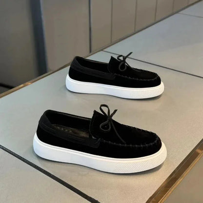 Mocassim Masculino de Couro Respirável – Slip-On Confortável para Estilo Casual Todos os Dias