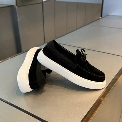 Mocassim Masculino de Couro Respirável – Slip-On Confortável para Estilo Casual Todos os Dias